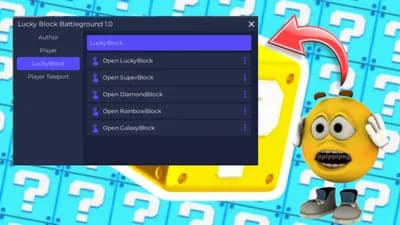 Preview of LuckyBlock Battleground GUI