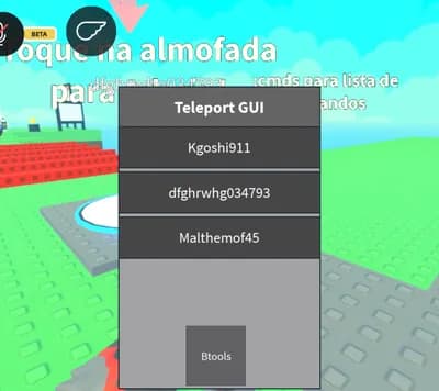 Preview of Teleport Gui Classic