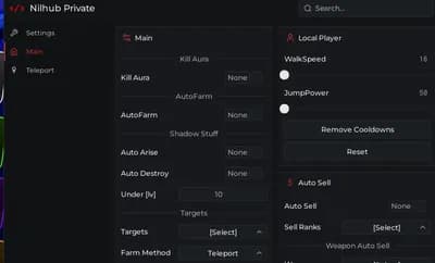 Preview of  NEW OP ARISE SCRIPT NILHUB FREE NO KEY