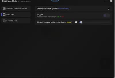 Preview of Redz Hub UI Lib