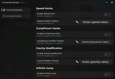 Preview of Universal Modification Script