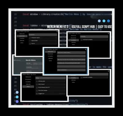 Preview of Merlin Menu V2.0 | Useful Script Hub