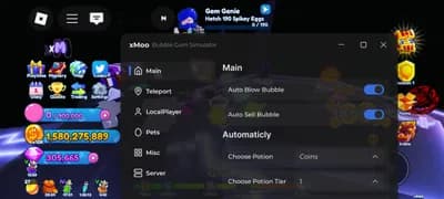 Preview of NEW Script Bubble Gum Simulator INFINITE | Over Power