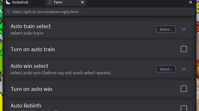 Preview of auto farm auto train and more kutashub
