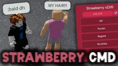 Preview of StrawberryCMD FE Script Hub