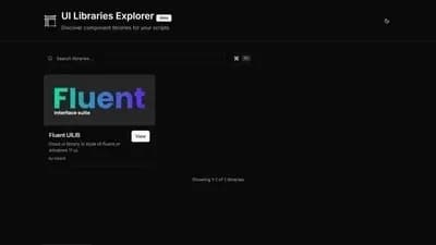 Preview of UILibs Storage Web