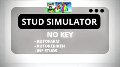 Preview of Stud Simulator . Script . AutoFarm . AndMore...