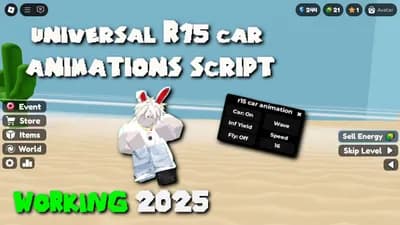 Preview of Universal R15 Car Driving Animation Script 2025