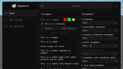 Preview of Obsidian Ui Lib