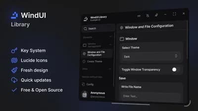 Preview of Wind Ui Lib