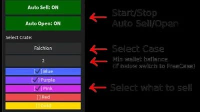 Preview of Case Opening Simulator | Auto Open/Sell | Select Case | more