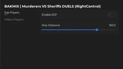 Preview of Hitbox ESP SCRIPT Murderers VS Sheriffs DUELS