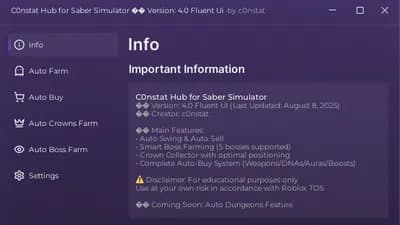 Preview of 🌀[UPD] C0NSTAT HUB ULTRA | Fluent UI Dominance v4.1
