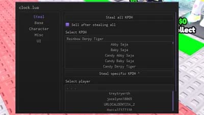 Preview of clock.lua | Steal All