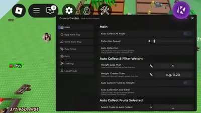 Preview of Grow a Garden Script New Auto Move Pets And More 