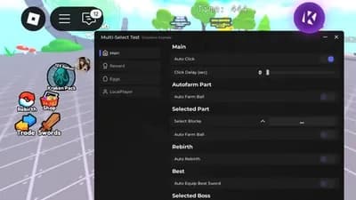 Preview of +1 Sword Every Click Script Auto Farm And More 