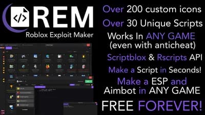 Preview of REM x FREE FOREVER x Make scripts for ANY GAME x OP
