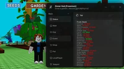 Preview of Zinner Hub Grow A Garden