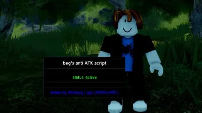 Preview of beg's anti afk universal script