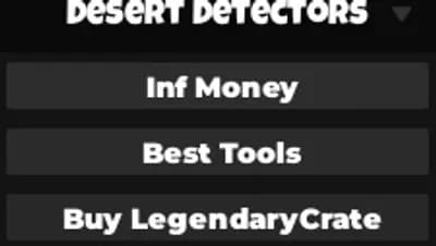 Preview of Roblox Desert Detectors Script
