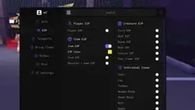 Preview of 99 nights in the forest autofarm/godmode