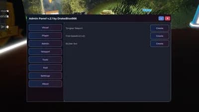 Preview of Admin Panel v2.1 New Update by DrakeBlox666