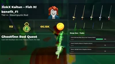 Preview of Auto Ghostfinn Rod 1 Click! + Webhook