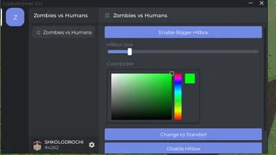 Preview of Zombies vs Humans | LuckyWinner GUI