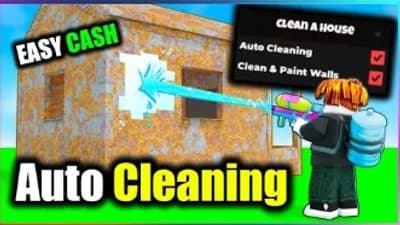 Preview of 🔨 Clean a House Script - Auto Cleaning, Easy Cash