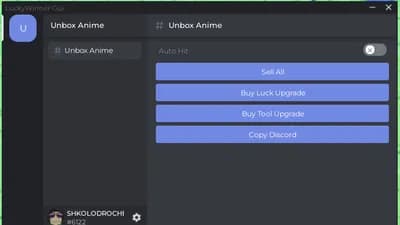 Preview of Unbox Anime | LuckyWinner GUI
