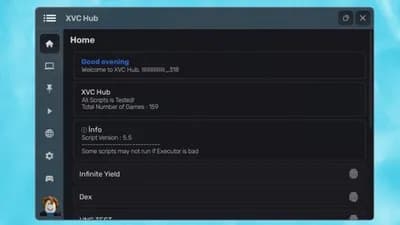 Preview of universal hub script