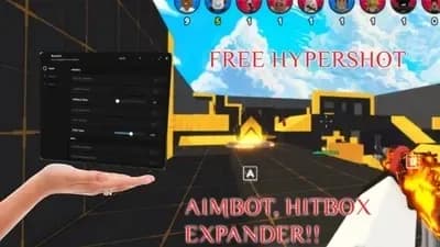 Preview of Aimbot, Gun Mods, Silent Aim, Kill Aura, Fly, Kill All, Fly