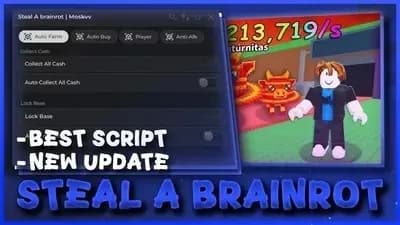 Preview of UNDETECTED Steal A Brainrot Script - Dupe, TP, Noclip