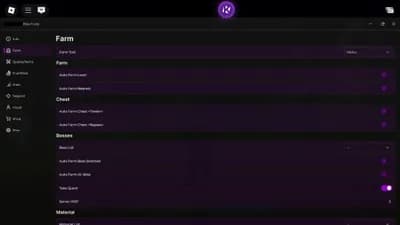 Preview of Blox Fruits Hub  - Auto Farm Fruits, Bosses, Chests & More