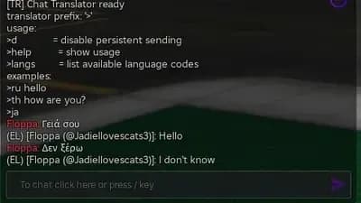 Preview of Chat Translator