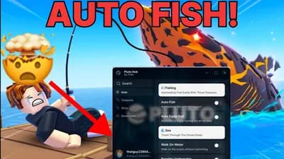 Preview of ( Pluto Hub ) FISH IT BEST SCRIPT! (Auto Fish,Walk On Water)