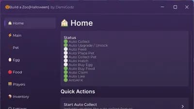 Preview of Build a Zoo Best Script Auto Smart System