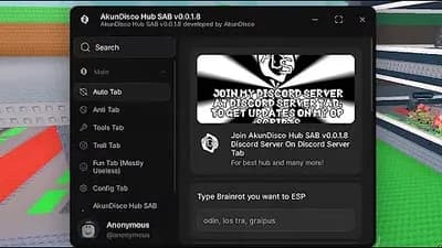 Preview of Akundisco Script - Anti hit  - Auto-Farm ....