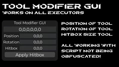 Preview of Tool modifier GUI