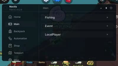 Preview of NOCTIS FISH IT KEYLESS NOCTISHUB