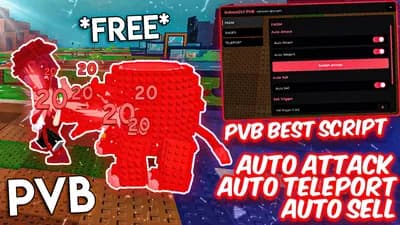 Preview of Plants vs Brainrots SolvexGUI Auto Farming Script