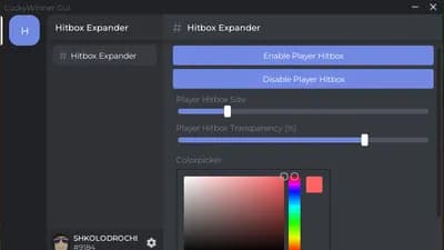 Preview of Hitbox Expander | LuckyWinner GUI