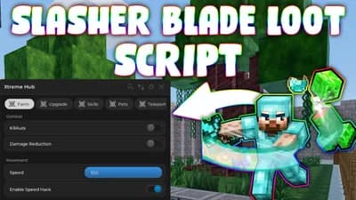 Preview of SLASHER BLADE LOOT! Auto Farm, Auto Spin, Pets & More!