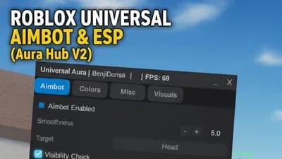 Preview of Aura Hub V2 AIMBOT AND ESP FREE