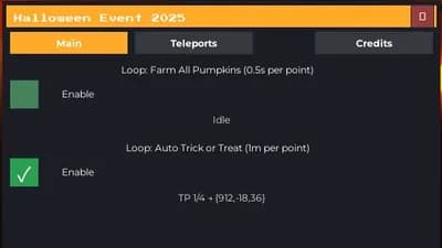 Preview of HALLOWEEN EVENT SCRIPT