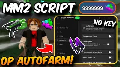 Preview of [HalloweenEvent] Murder Mystery 2 I Auto farm, kill all+More