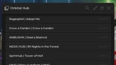 Preview of Orbital Script Hub | 20+ Scripts
