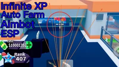 Preview of Mad city Chapter 1| Aimbot, Autofarm, AutoEXP, ESP, Fly MORE