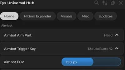 Preview of Fyx Hub Aimbot
