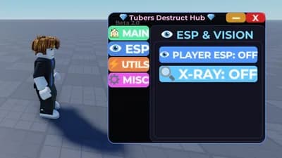Preview of Tubers Destruct Hub UNIVERSAL SCRIPT NO KEY